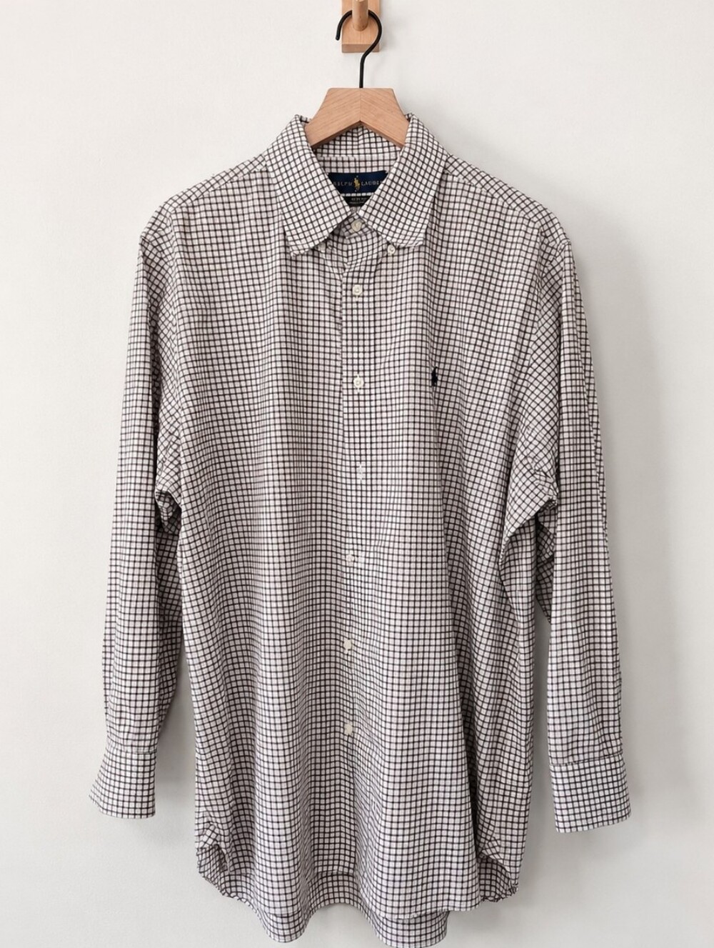 100% Cotton Ralph Lauren Classic Fit Purepress Button Down Shirt Mens XL NWOT